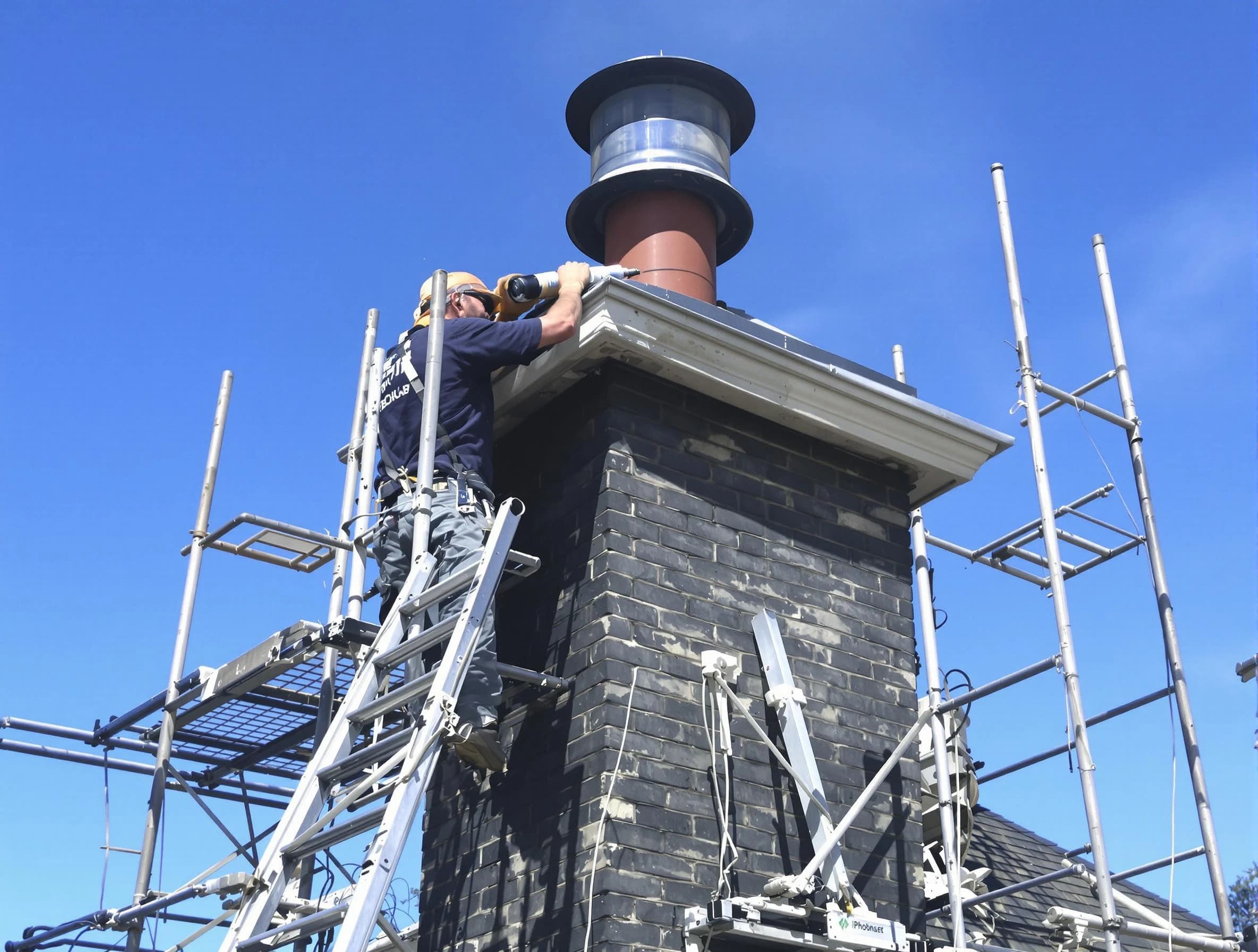 Sturdy chimney crown finished by The Pinery Chimney Sweep in The Pinery, CO