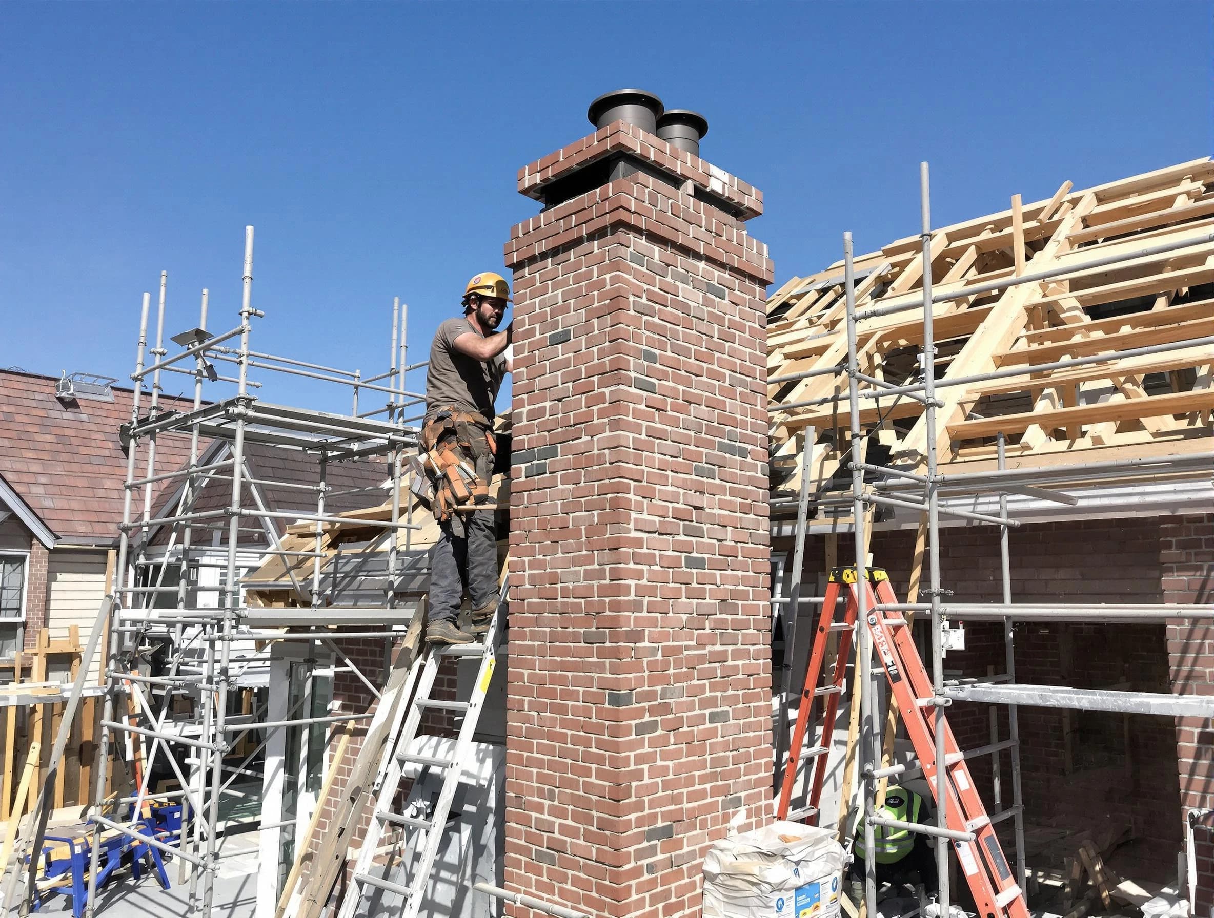 New chimney installation completed by The Pinery Chimney Sweep in The Pinery, CO
