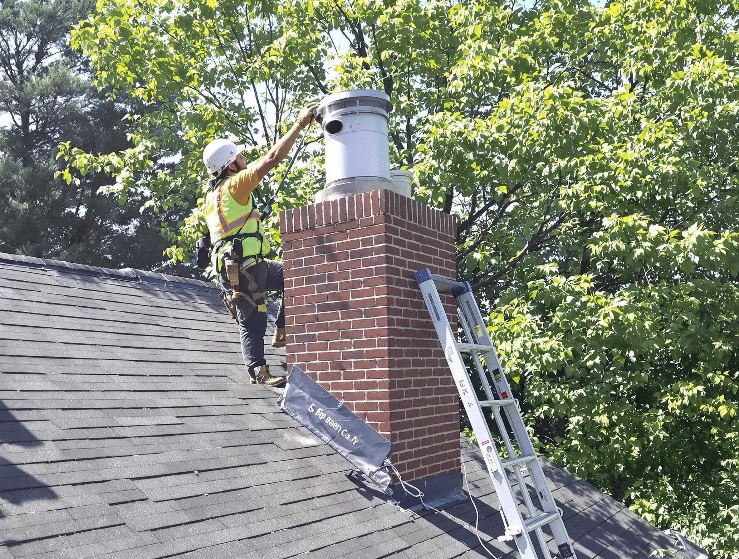 Chimney liner inspection by The Pinery Chimney Sweep in The Pinery, CO