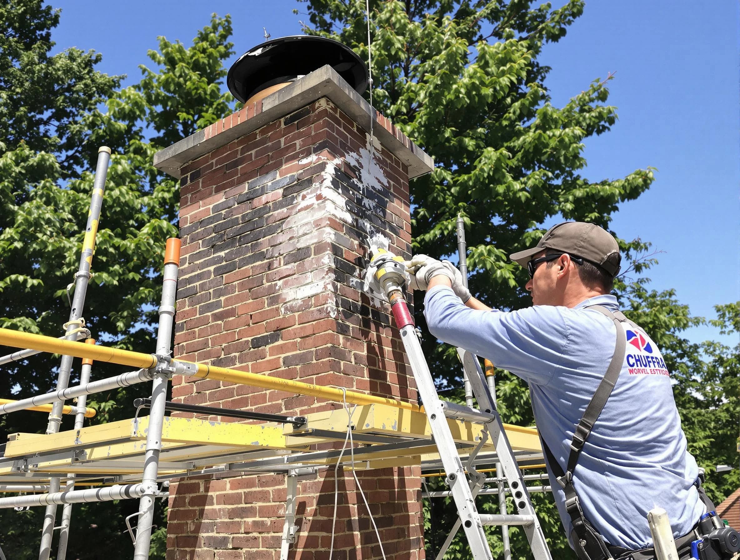 Structural chimney repair by The Pinery Chimney Sweep in The Pinery, CO