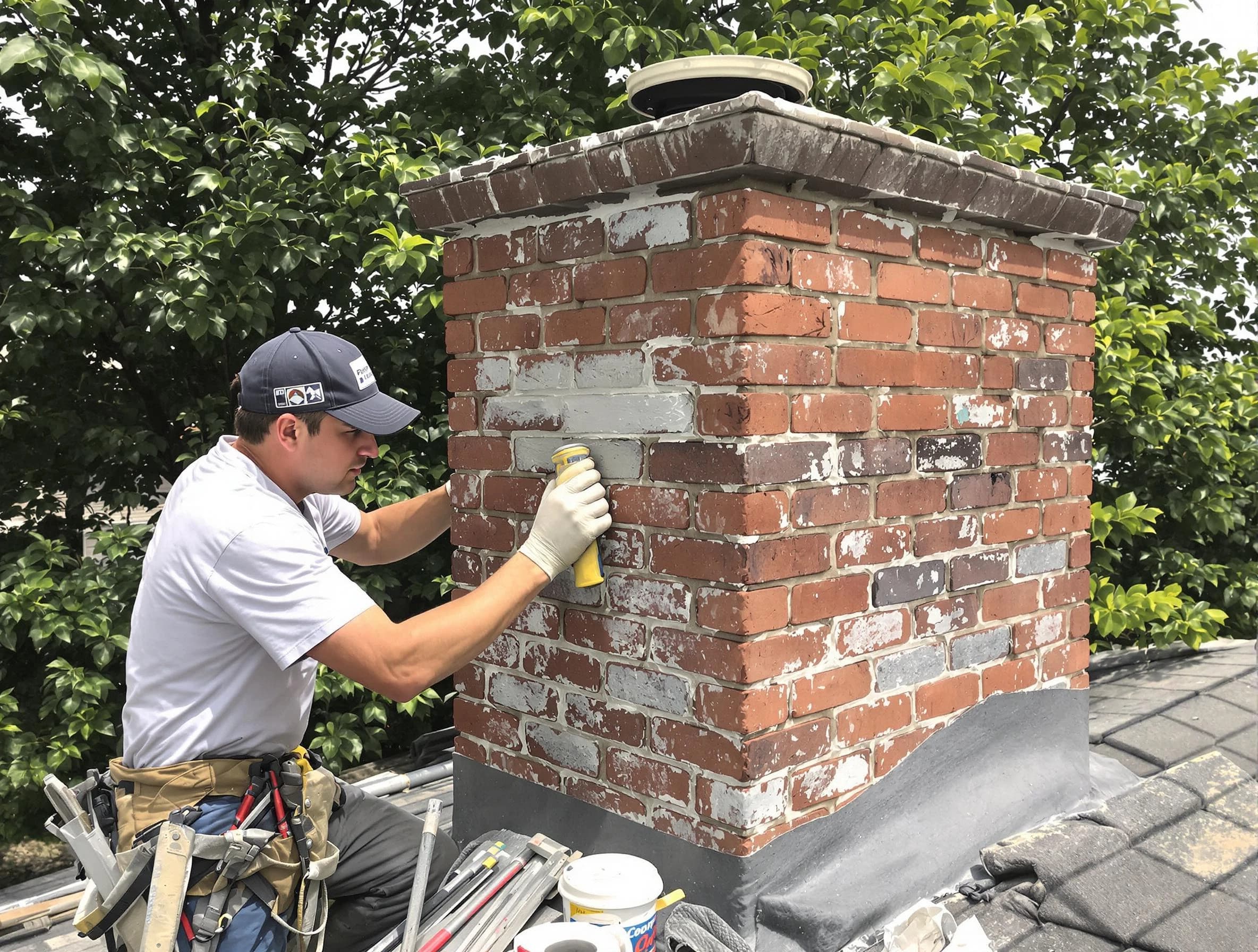 The Pinery Chimney Sweep restoring an aging chimney in The Pinery, CO