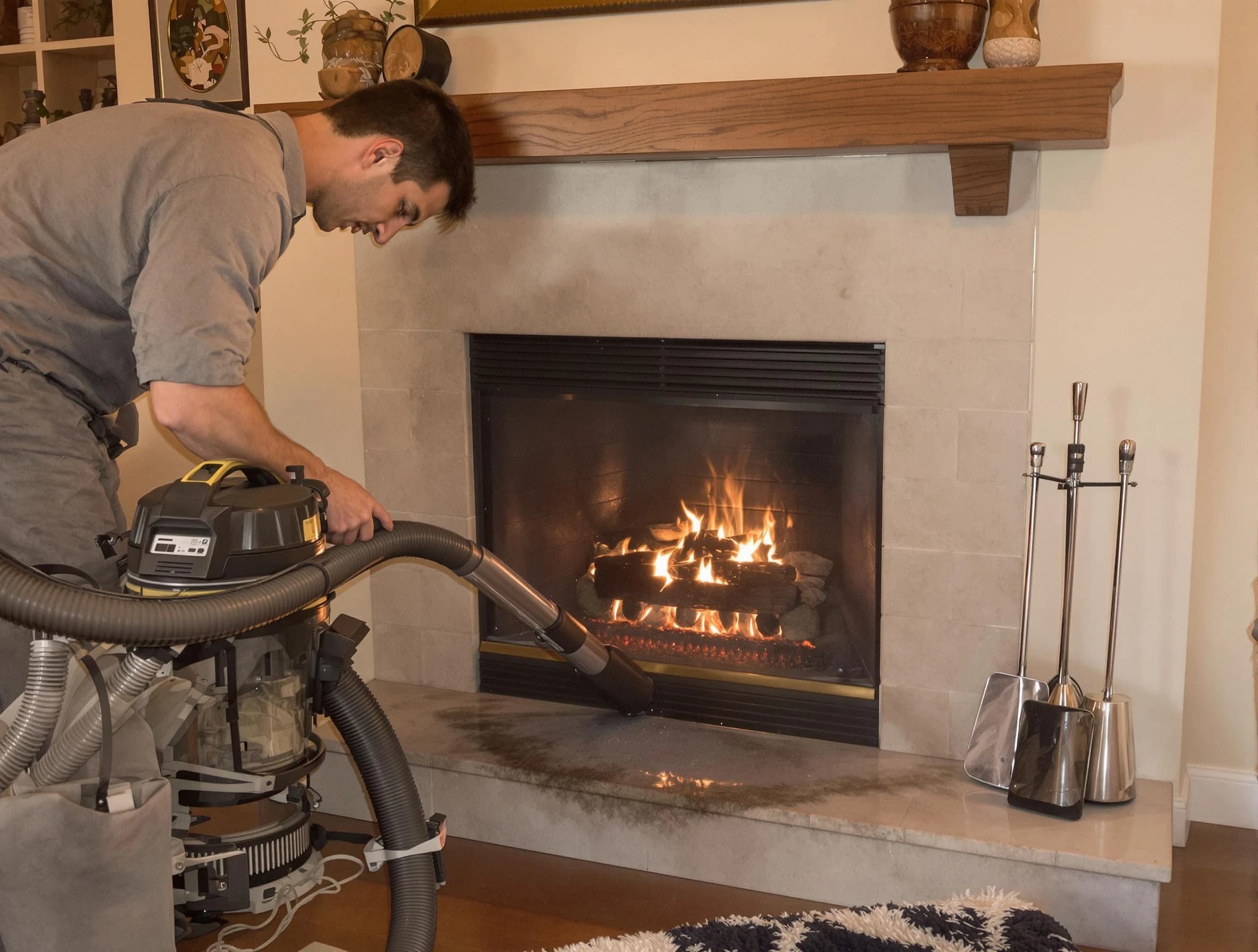 Routine fireplace upkeep by The Pinery Chimney Sweep in The Pinery, CO