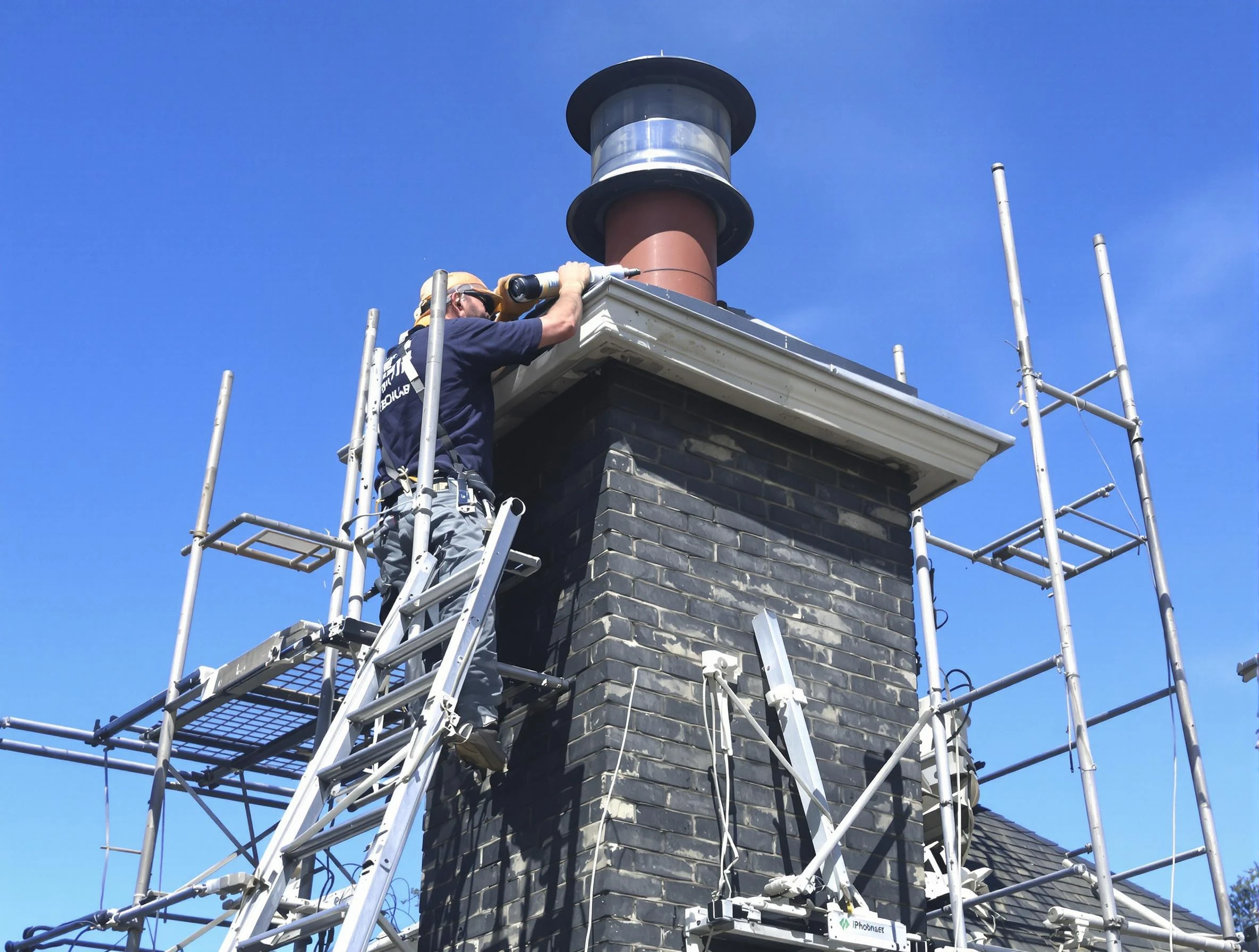 Sturdy chimney crown finished by The Pinery Chimney Sweep in The Pinery, CO