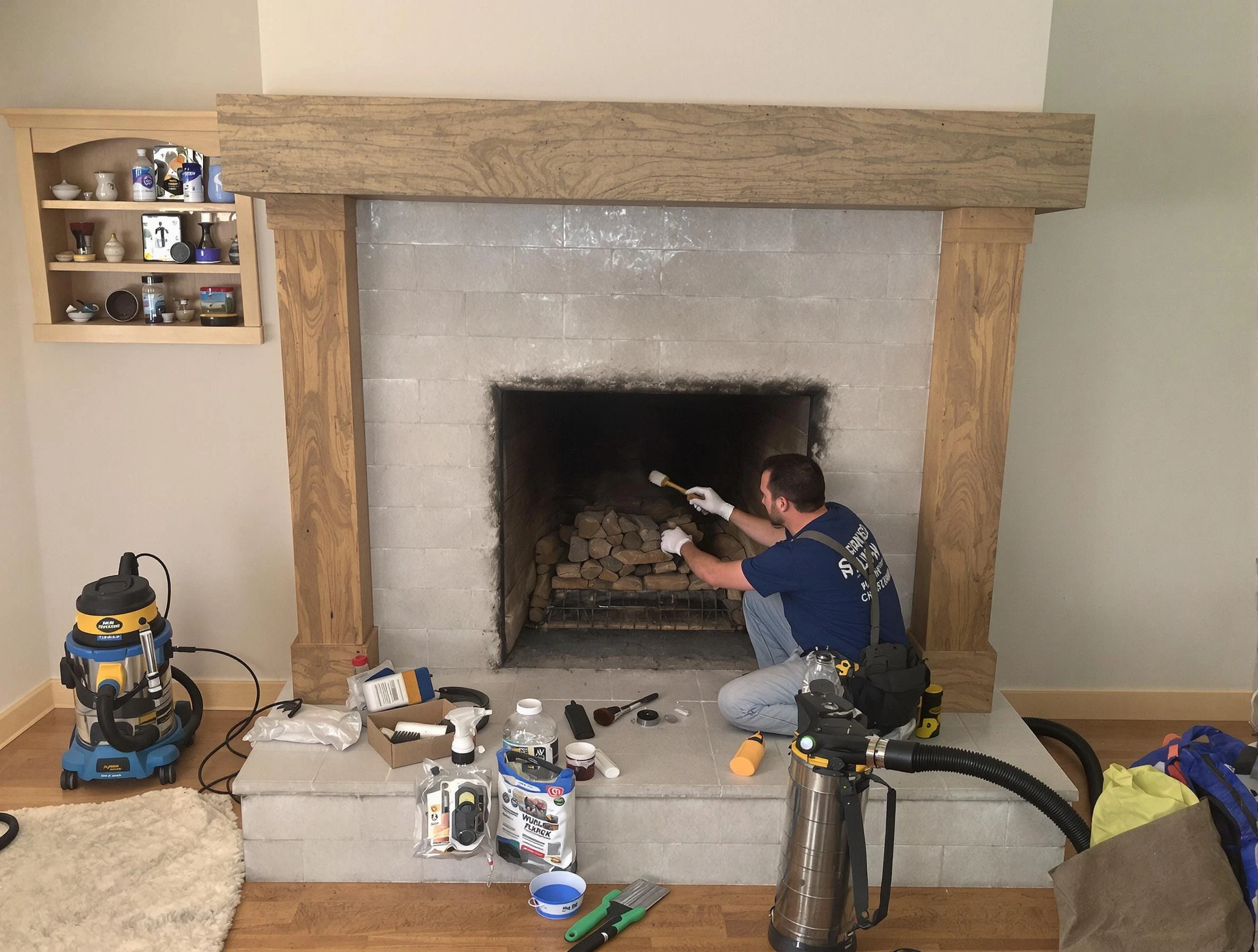 Detailed creosote removal process by The Pinery Chimney Sweep in The Pinery, CO